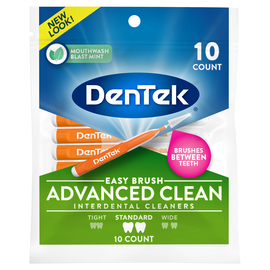 DenTek Зручне очищення Міжзубні щітки для стандартних проміжків, 10 шт.